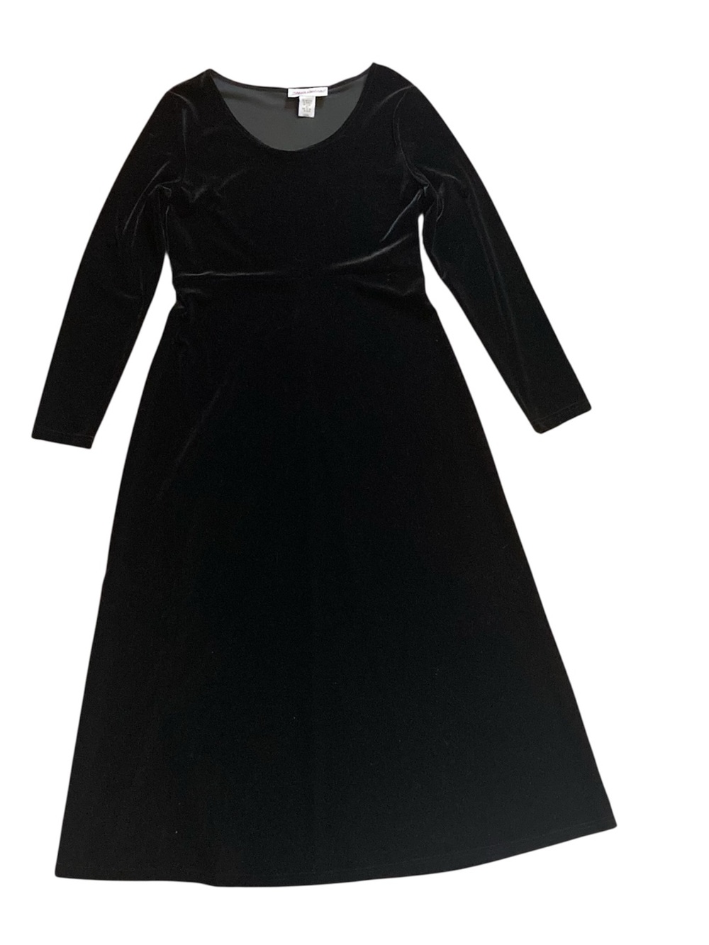 Vintage Maggy London Velvet Dress Women’s Large Black